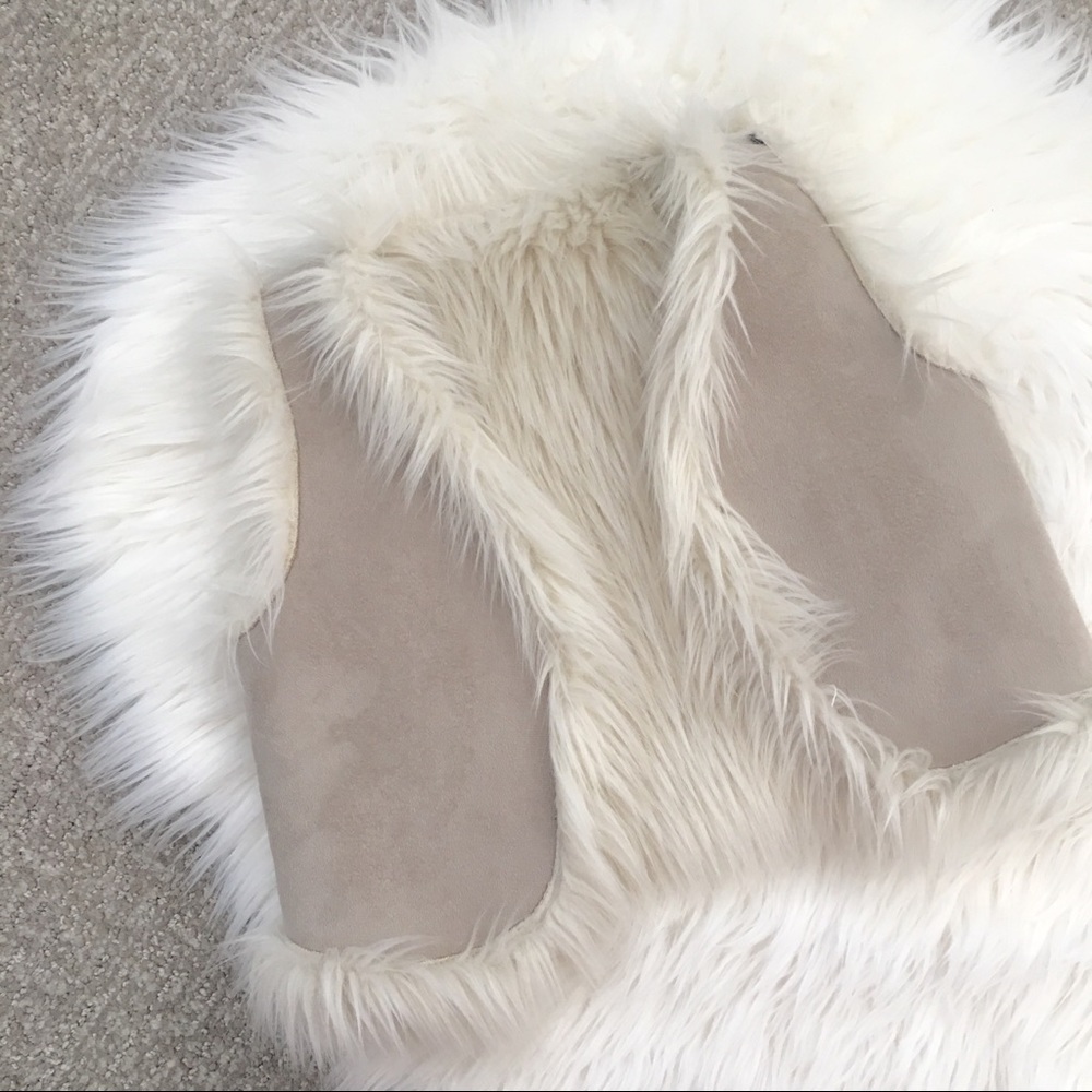 Cherokee Faux Fur Vest - Kids Size XS